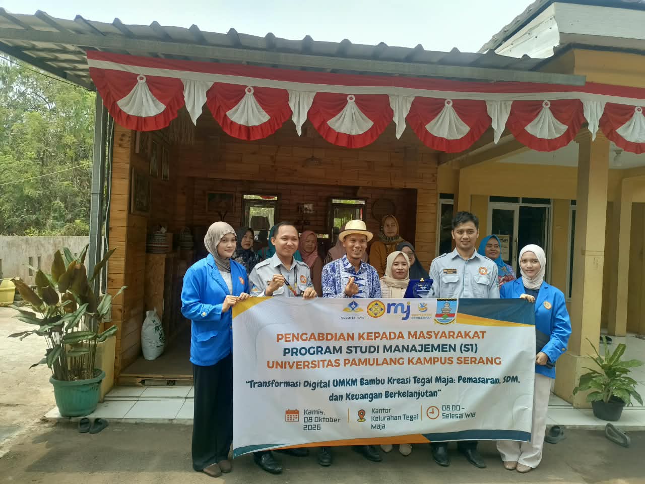 Perkuat Fondasi Bisnis UMKM, Tim Dosen UNPAM Kampus Serang Edukasi Keuangan di Bambu Kreasi